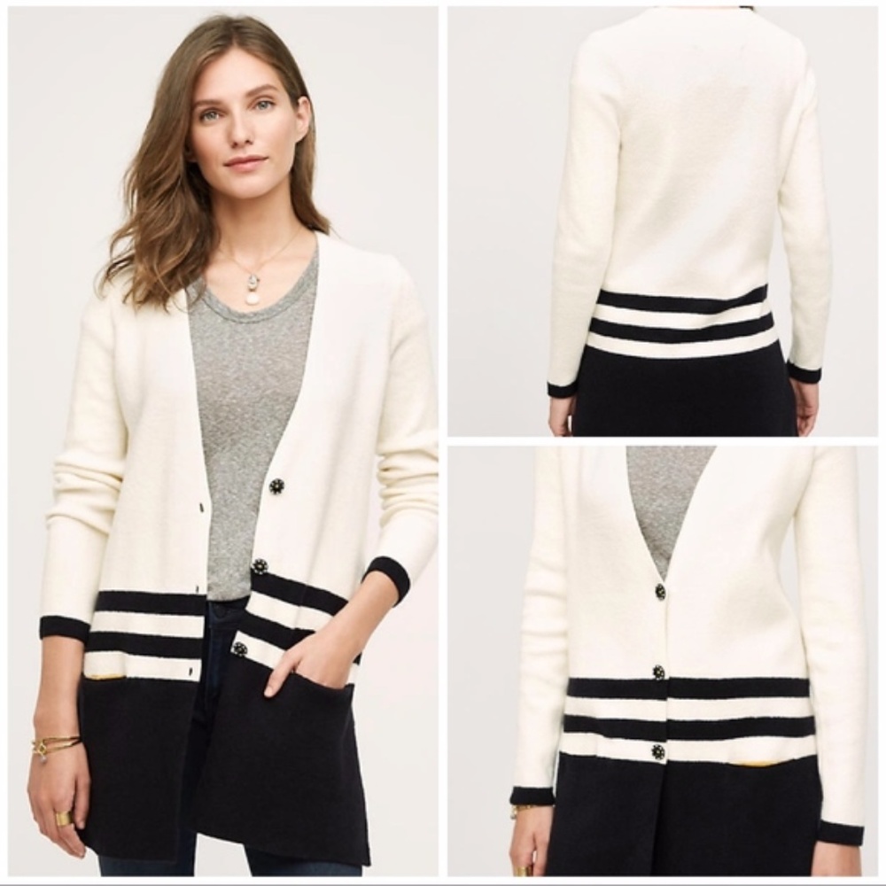 NEW Anthro x Angel of the North Varsity Cardigan